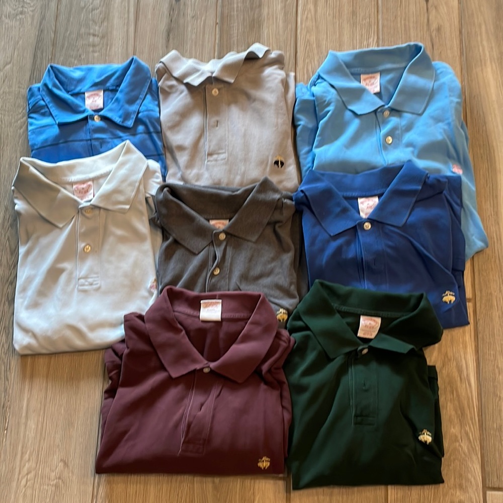 Bundle of 8 Brooks Brothers polos